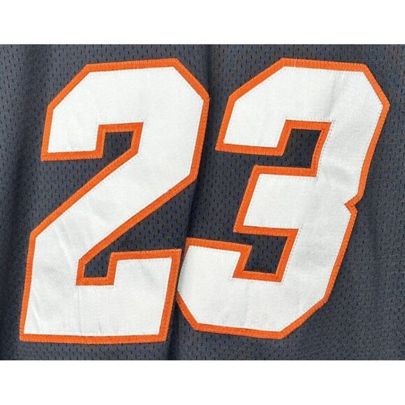 Athletic Knit Mens Shirt Sleeveless Baseball Jersey Button Up Embroidered Large - Picture 6 of 11